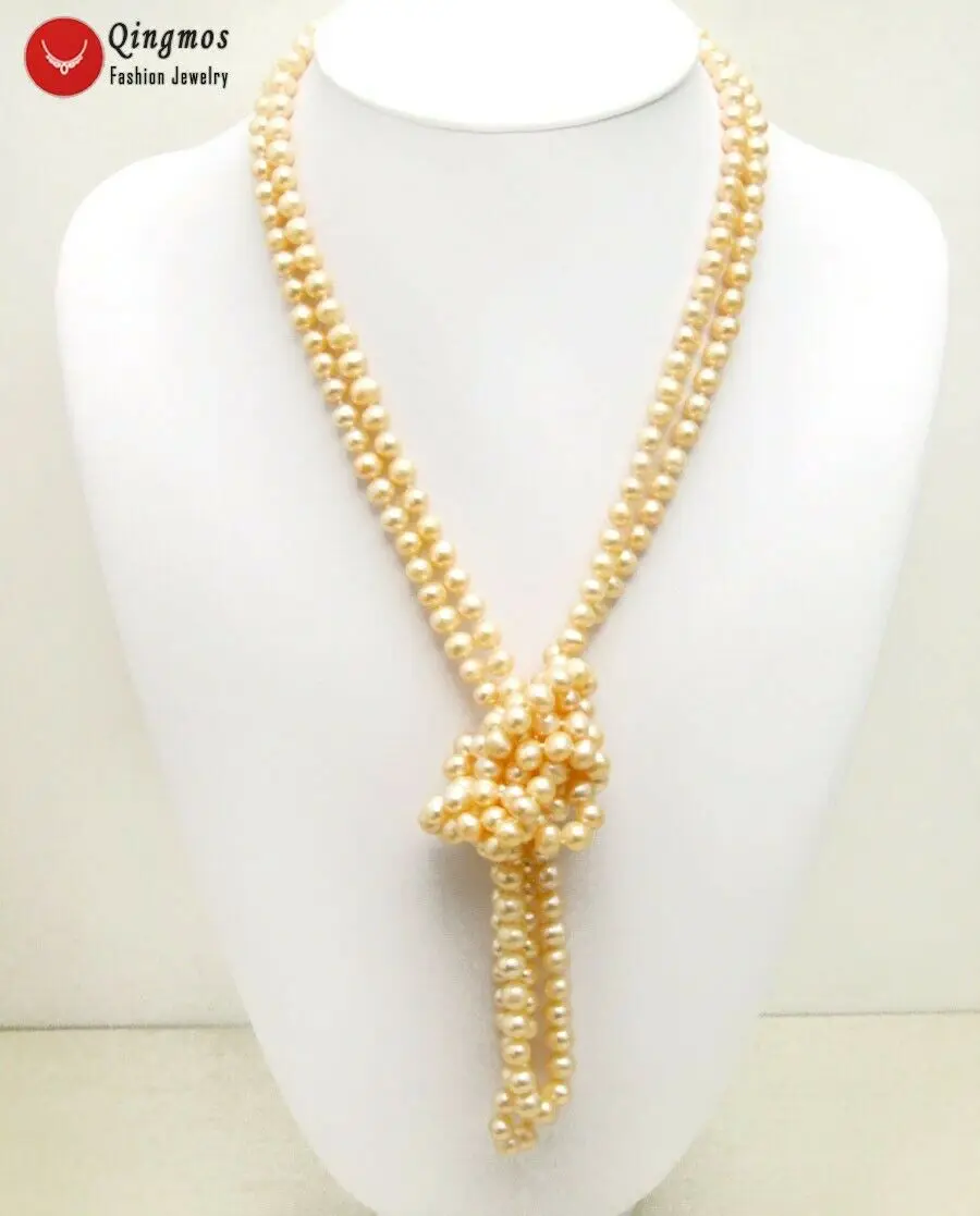 Ожерелье женское из натурального пресноводного жемчуга 7 8 мм 80