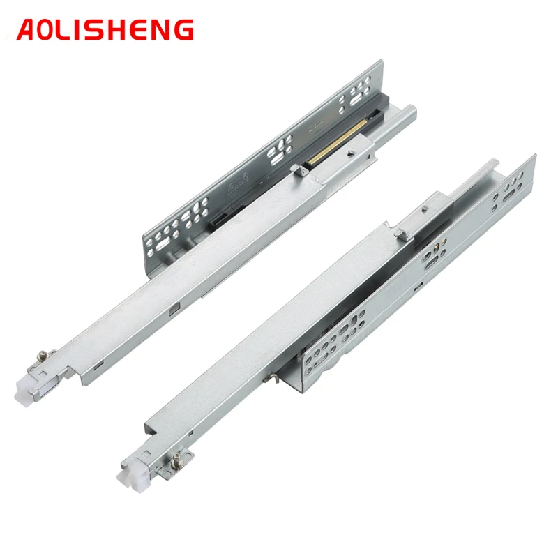 Трехсекционный мягкий закрывающийся Нижний Кронштейн AOLISHENG для скрытого