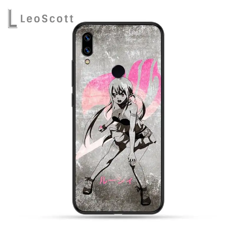 

Manga Fairy Tail Phone Case For Xiaomi Redmi Note 4 4x 5 6 7 8 pro S2 PLUS 6A PRO