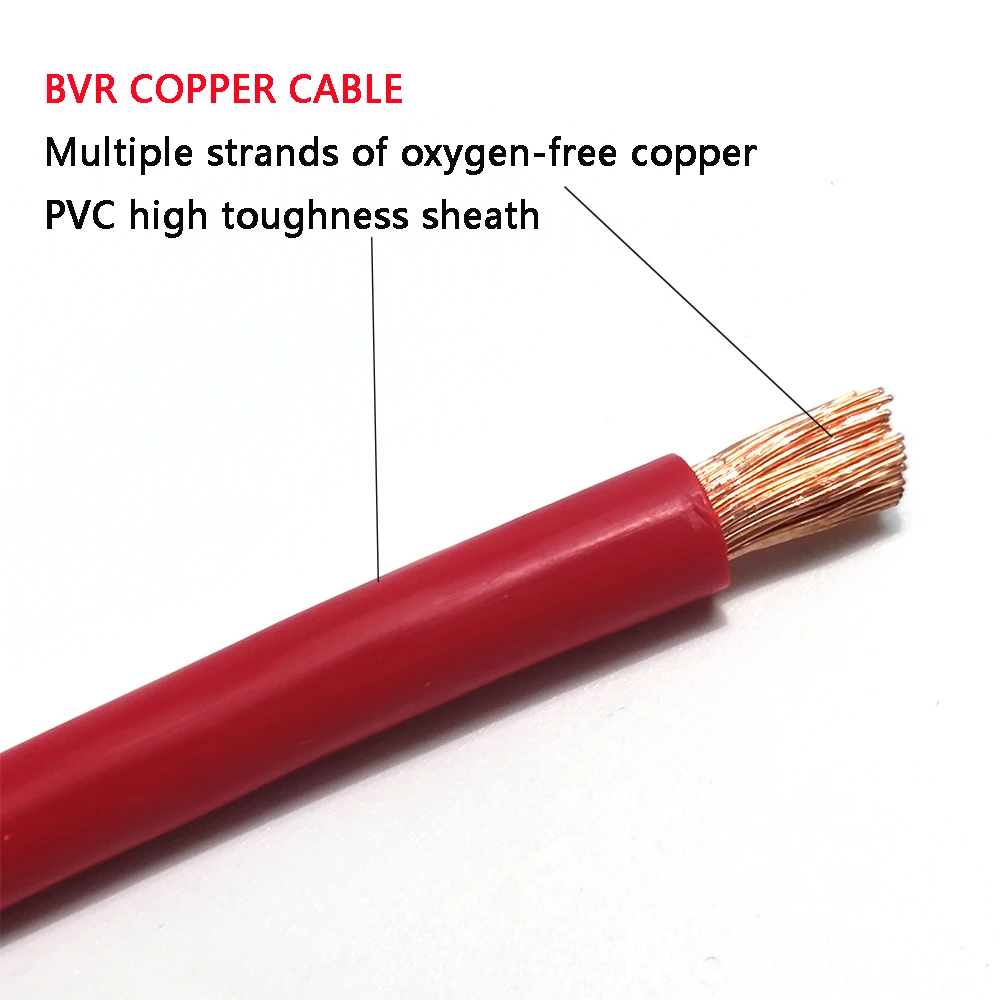 8/6/4/2 AWG 10/16/25/35mm2 Battery Connection Cable Copper Wire with Lugs for UPS Inverter Series Parallel Connect | Обустройство