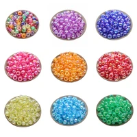 100 300pcspack 6x9mm color plastic barrel bead loose beads decorative garment material handmade diy jewelry accessories