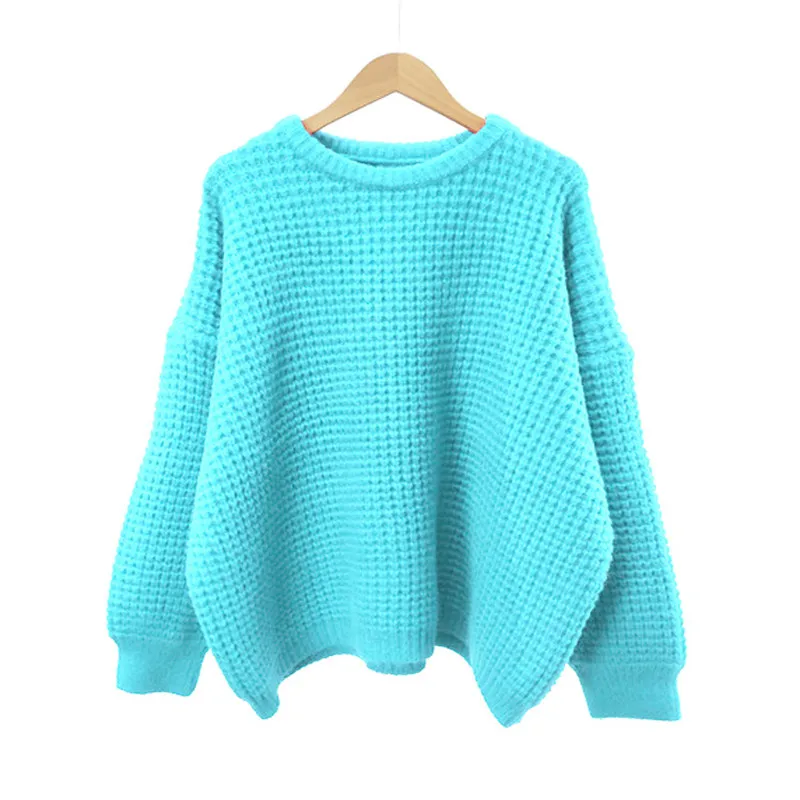 Женский трикотажный пуловер Artguy свободный свитер с круглым вырезом однотонный