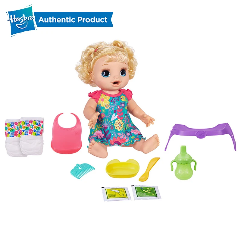 Hasbro Baby Alive Happy Hungry Blonde Reborn Doll Lovely Girl Child Educational Early Dolls Toys|Куклы| |