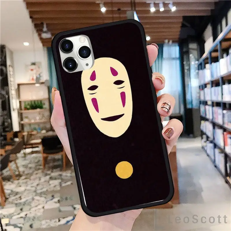 

No Face Man Japan Cartoon Spirited Away Phone Case For iphone 8 11 12 Redmi note 8 9 s huawei p 30 pro lite plus cover funda