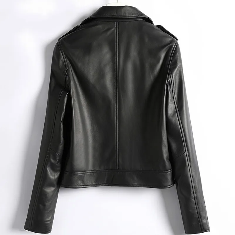 Tcyeek Мода Chaqueta Mujer зима осень куртка из натуральной кожи женская корейская уличная куртка из натуральной кожи женская D009