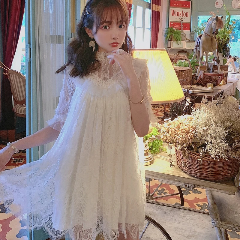 Французский PA модное кружевное с вышивкой Юбка высокой талией женский стенд