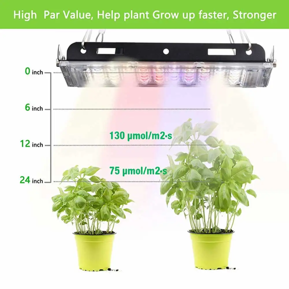 

Indoor Plant Seedling Flowering Solar Full Spectrum Vegetation With Lanyard Gardening Tool LED Grow Light Panel Aluminum