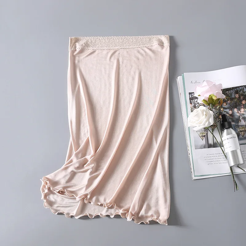 Женская 30% Натуральная шелковая 70% вискозная кружевная ночная рубашка с поясом