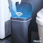 Умная мусорная корзина с автоматическим датчиком, мусорная корзина с умным датчиком, электрическая мусорная корзина, домашняя мусорная корзина для кухни, ванной, мусорная корзина