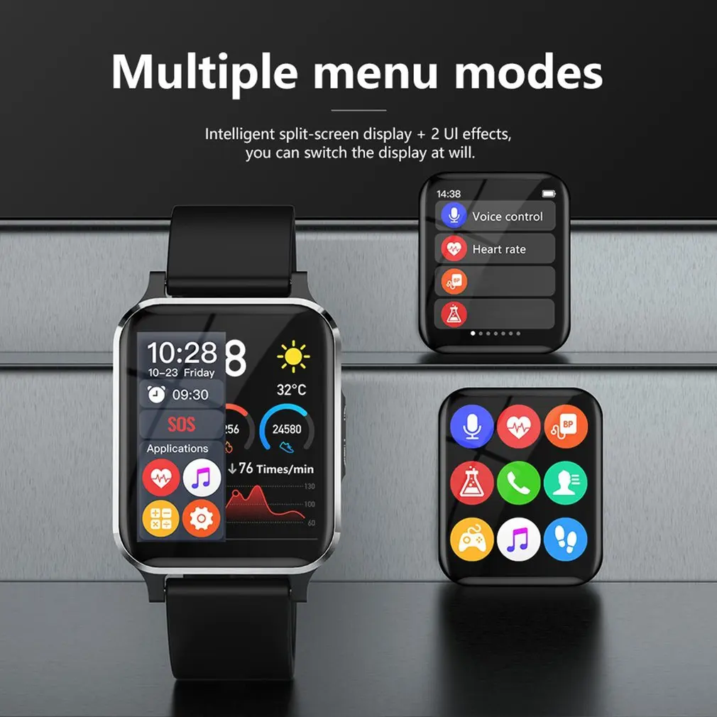 

2021 NEW Bluetooth Calls Smart Watch Men Women Waterproof Smartwatch MP3 Player Watches For OPPO Android Apple Xiaomi