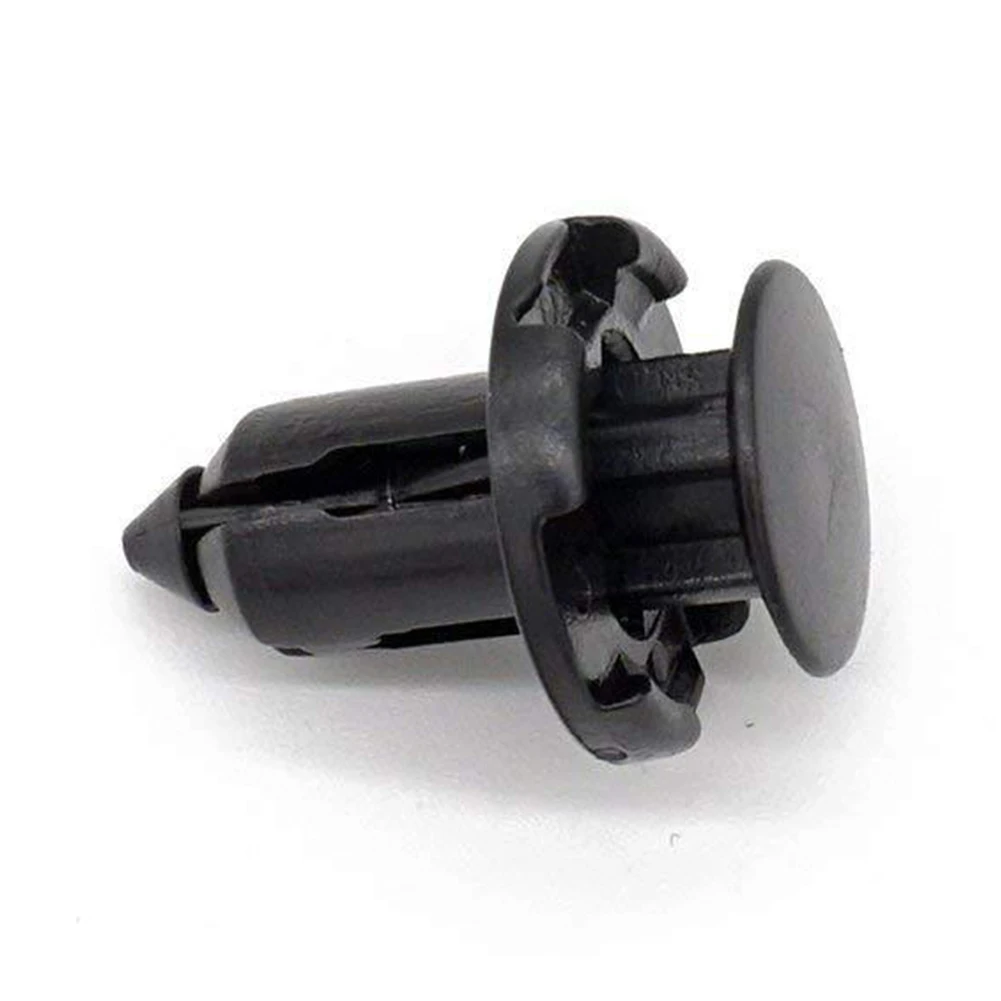 

20pcs Plastic Liner Auto Fastener Engine Cover Push Type Bumper Clips Parts Black Car