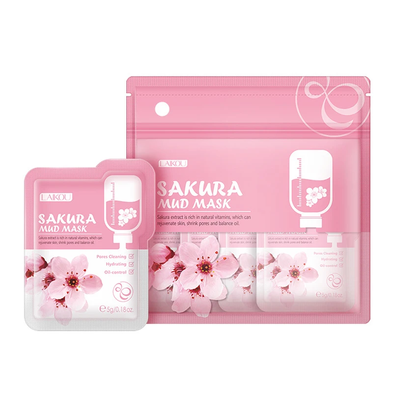 

Увлажняющий лосьон Sakura, маска для лица, грязь, против морщин, ночные уход за лицом @ ME88