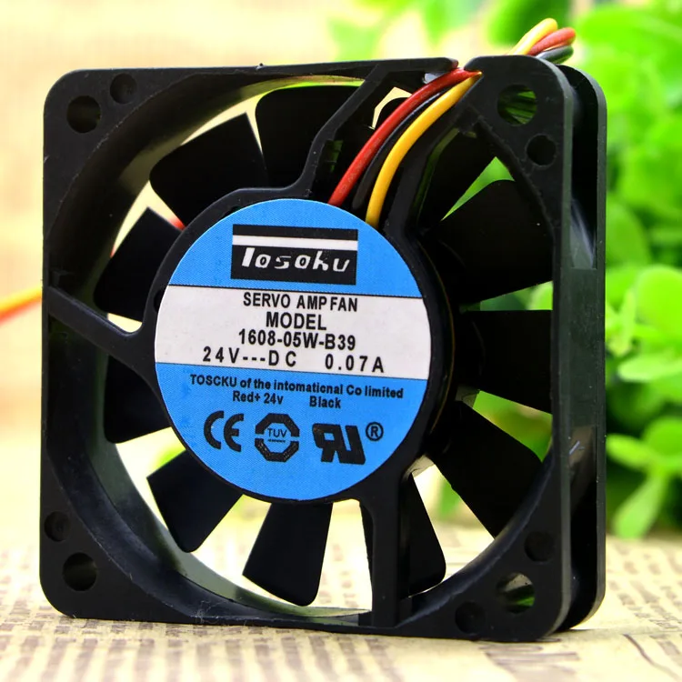 

Новый оригинальный 1608-05W-B39 6 см 6015 24 В 0,07a вентилятор
