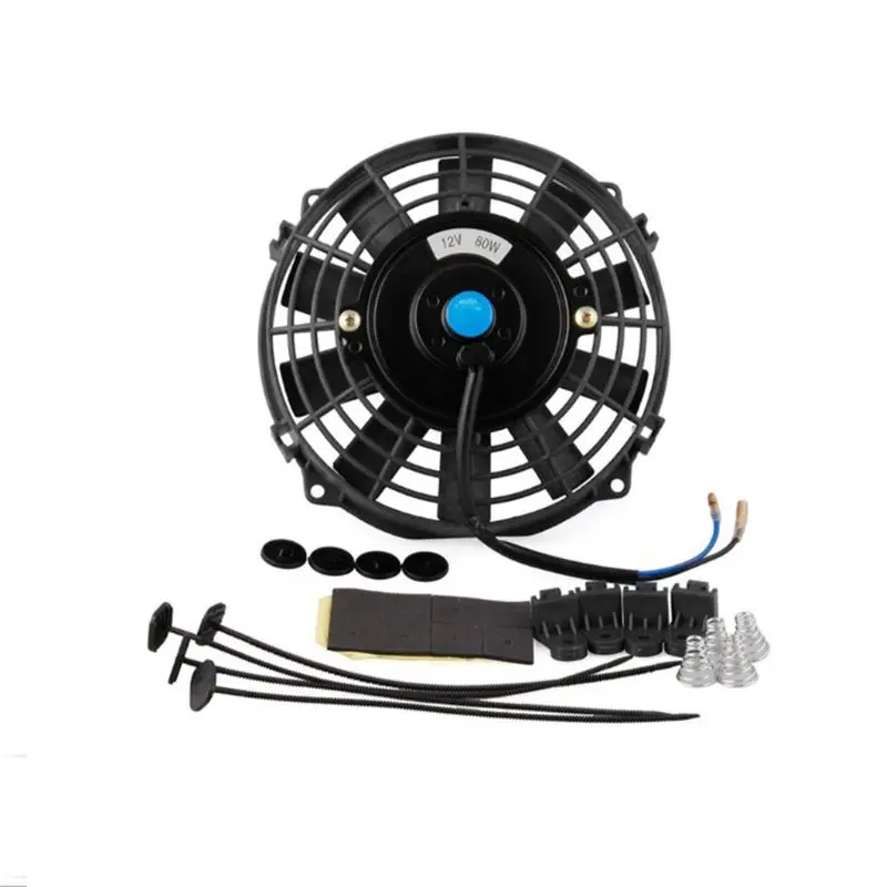 

8" INCH MINI ELECTRIC FAN 12V RADIATOR OIL COOLING CAR TRUCK ATV BOAT Q84E