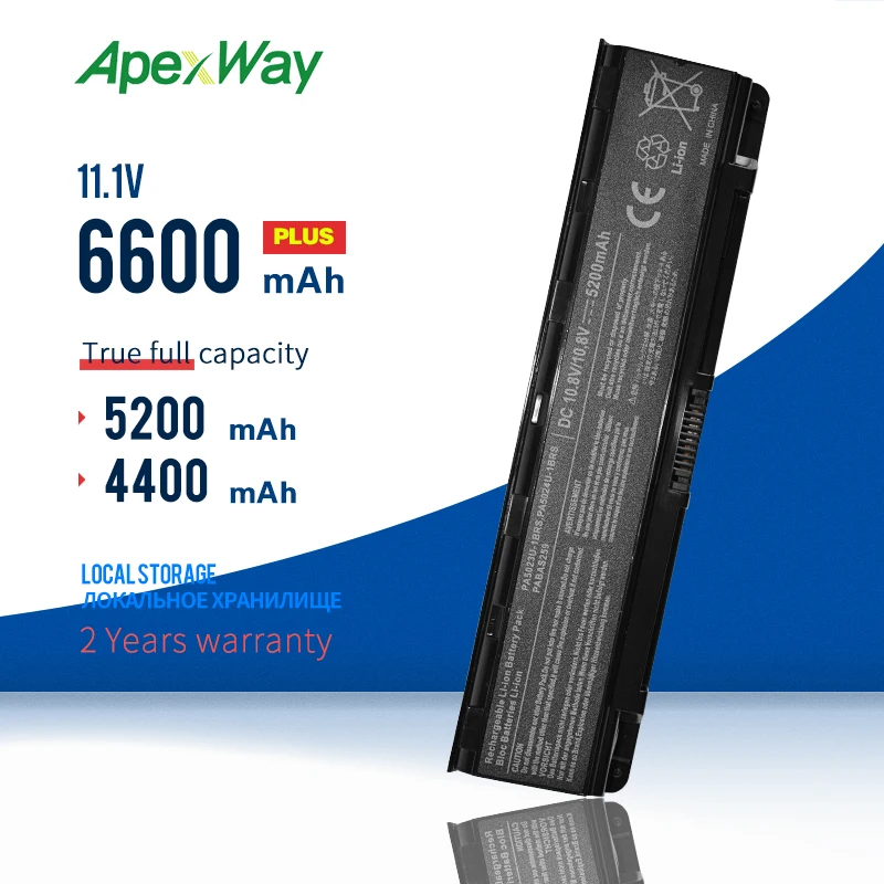 Apexway Laptop Battery For TOSHIBA Satellite C800 C805 C840 C850 C855 C870 L800 L805 L830 L835 L840 L850 L855 PA5024U-1BRS