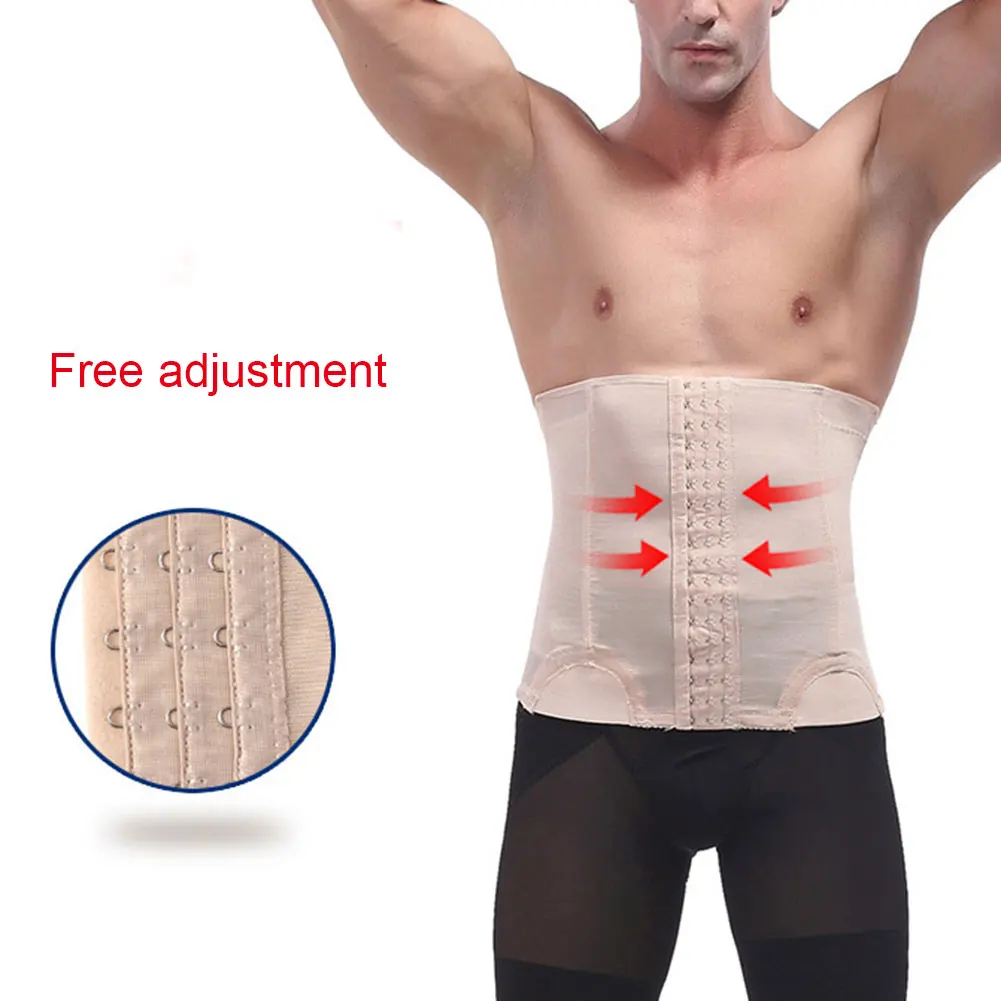 

Men Waist Trainer Corsets Weight Loss Tummy Control Shaper Sports Girdle Fitness Yoga SAL99