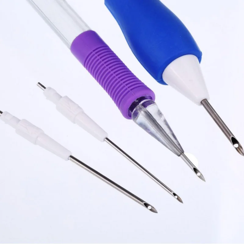 

Magic DIY Hand Embroidery Pen Patch Knitting Sewing Tool Kit Punch Needle HK3