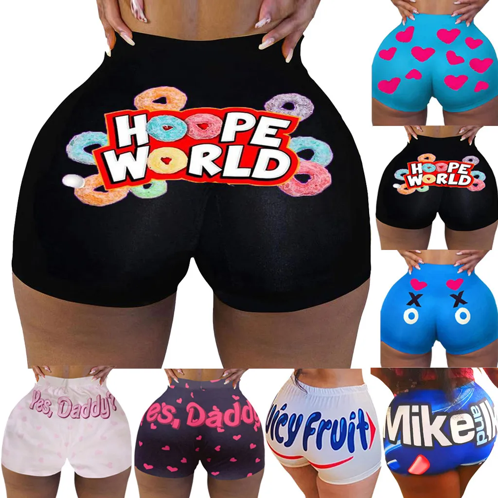 2020 шорты для сладостей женские мини фитнеса вечевечерние с эффектом пуш ап
