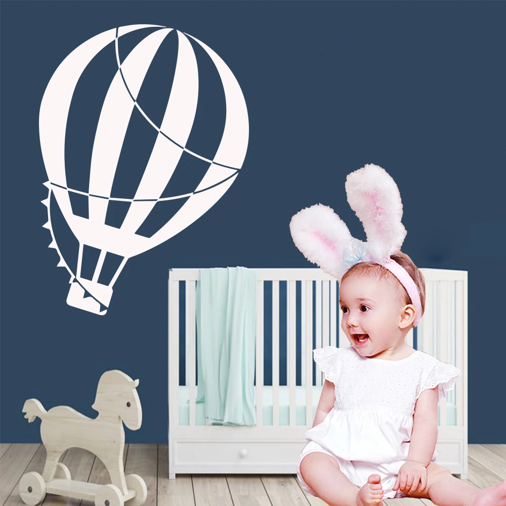 

Hot Air Balloon Wall Stickers Home Decor Poster for Kids Room Decoration Balloon Vinyl Wallpaper Room Art