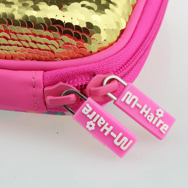 

New pencil case for girls dream love sequins can be flipped big pen box lovely girl cosmetic bag Pen bag back to school supplies