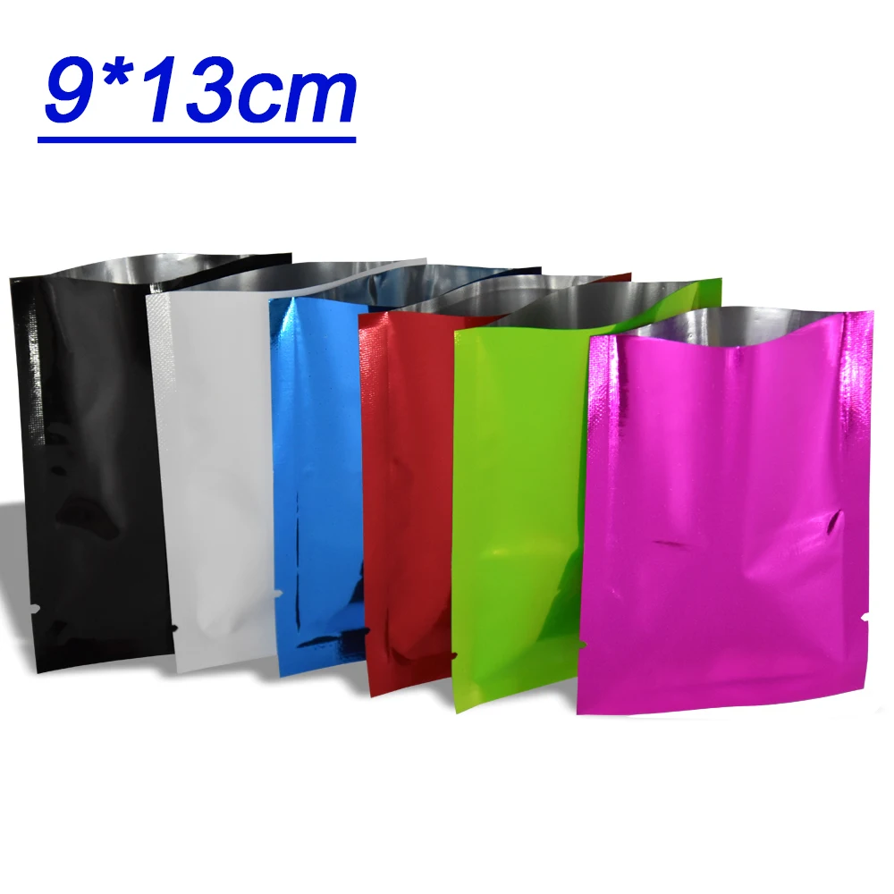 9*13 см тепловое Уплотнение открытый верх мешки из майлара пищевая посылка мешок