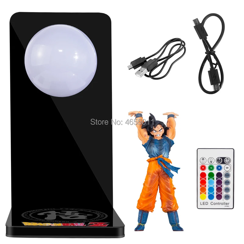 S. orange DIY DRAGON BALL Z Сон Гоку прочность бомбы USB Настольный светильник светодиодный Ночной светильник декоративный светильник ing 12 Цветов изменить пульт дистанционного управления