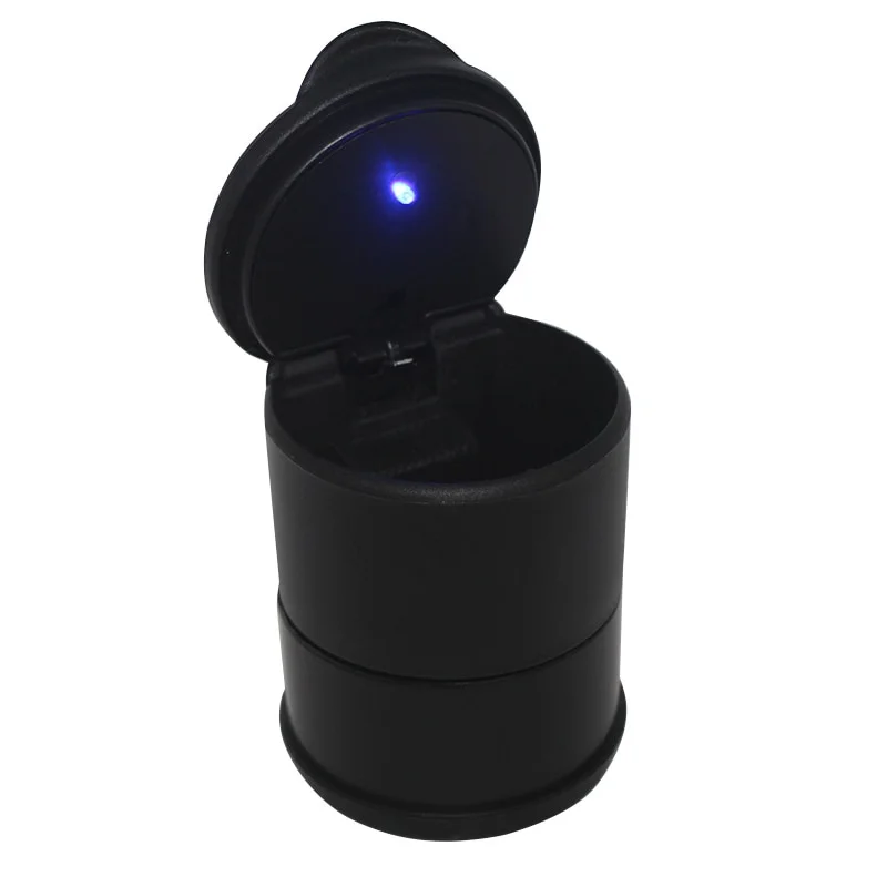 

Car LED Ashtray Garbage Coin Storage Cup Container Cigar Ash Tray Car Styling Universal Size Ashtrays car interior Accessories