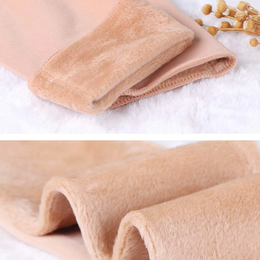 Толстые теплые длинные носки зимние женские чулки эластичные высокие для снега