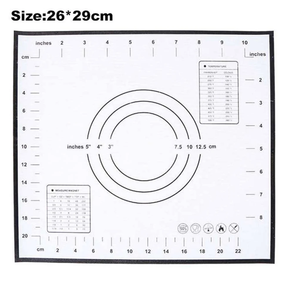 Антипригарный безопасный силиконовый инструмент для выпечки коврик теста лист