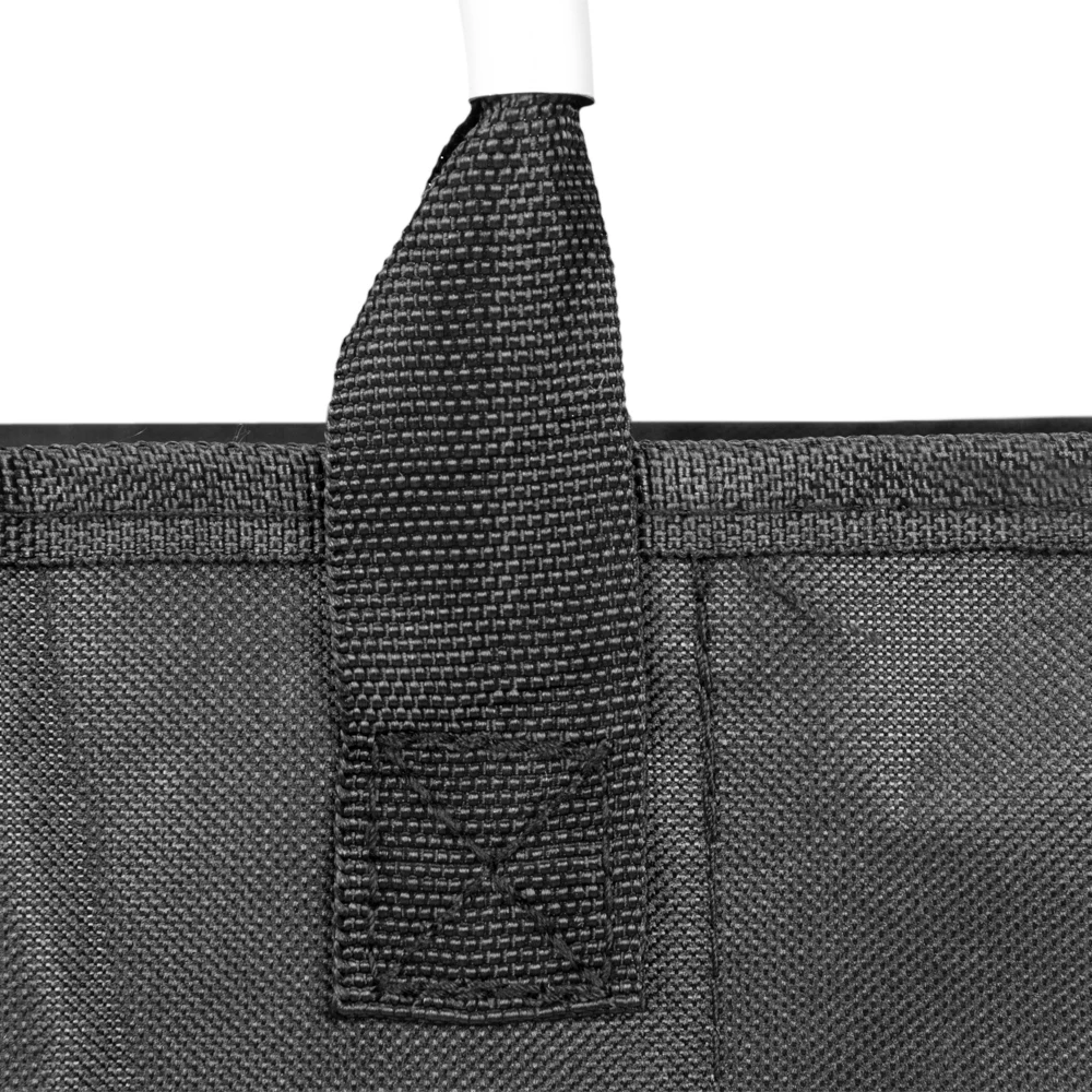 

Portable Three Lattice Large Capacity Laundry Basket Black