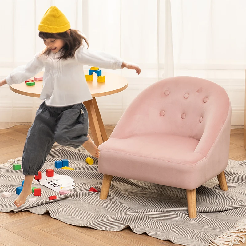 

Детский диван, стул для чтения, угловые детские стулья, современный стиль, ножки из массива дерева Cortex 의для спальни, украшение для дома