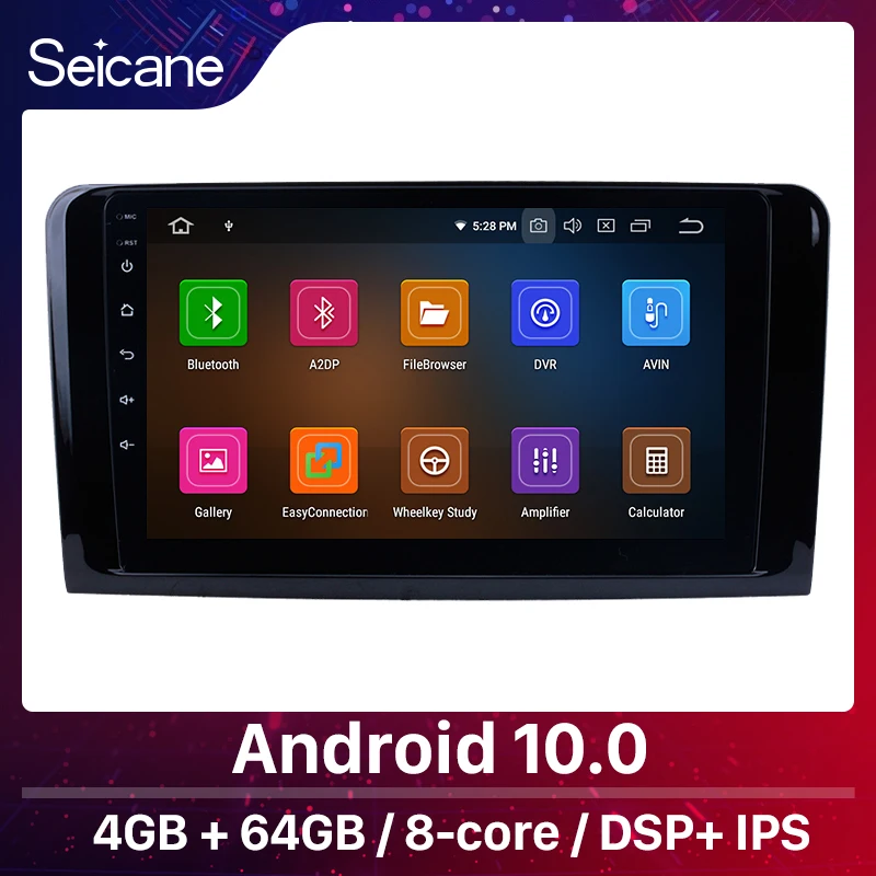 Автомобильный мультимедийный плеер Seicane Android 10 0 2005 2006 2012 Mercedes Benz GL Class X164 GL300 GL350 GL420