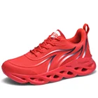 Мужские кроссовки, дышащая вязаная обувь для бега, летняя уличная спортивная повседневная прогулочная обувь для тренировок, легкий вес, размер 39-46, Мужская корзина