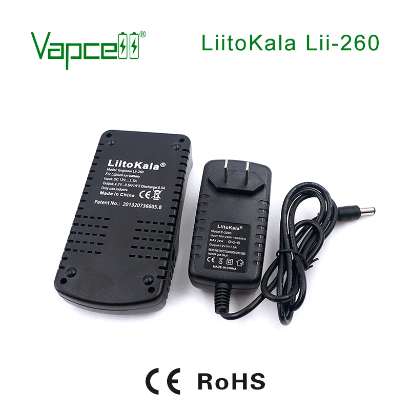 Vapcell зарядное устройство Liitokala Lii-260