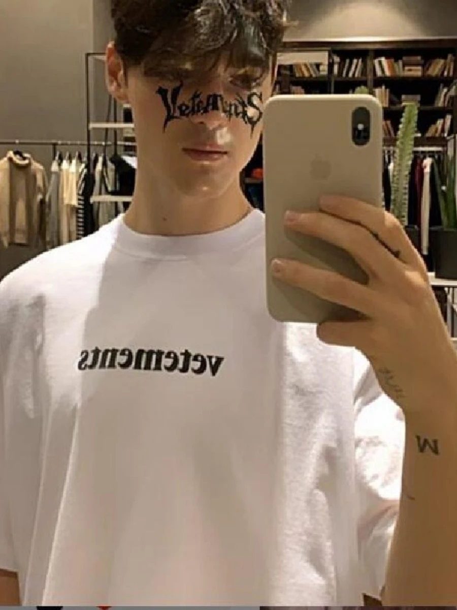 

2021 Round Neck Cotton High-quality T-shirt Men and Women Summer Breathable Loose Comfortable Letter Printing Trend