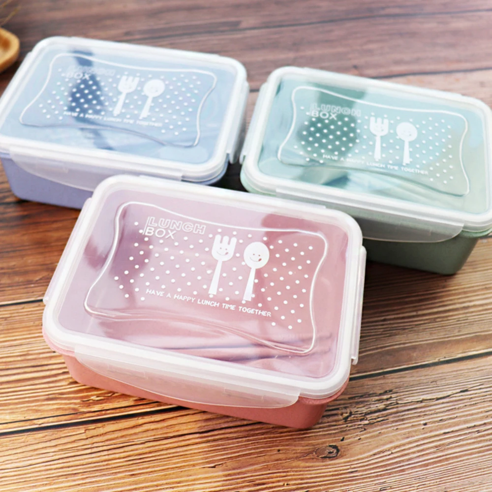 1 шт. коробка для завтрака из пшеничной соломы микроволновая посуда бэнто