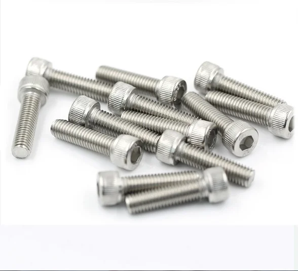 

20/50Pcs DIN912 M1.4 M1.6 M2 M2.5 M3 M4 M5 M6 304 Stainless Steel Hexagon Socket Head Cap Screws Bicycle Hex Bolts