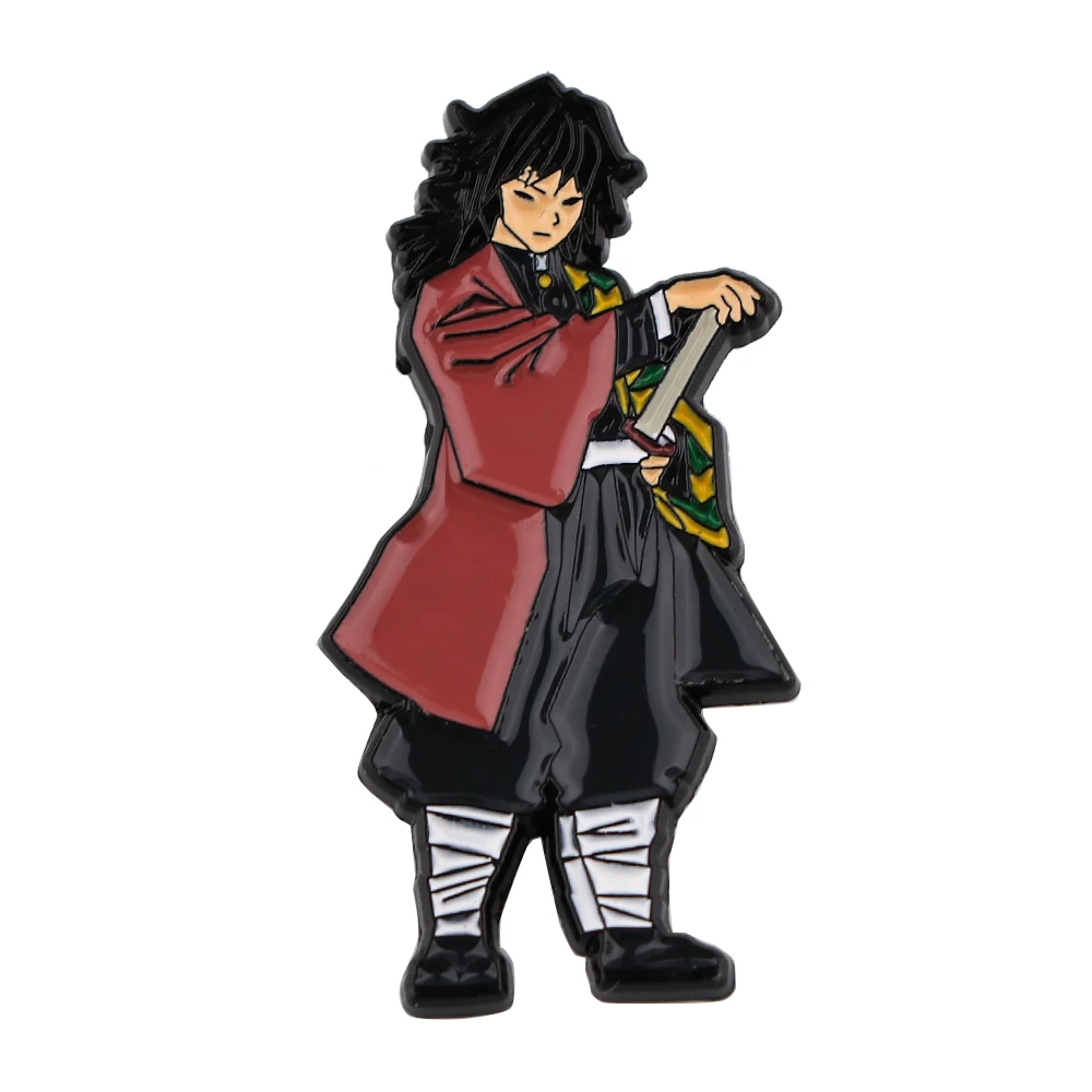 

PF1227 Japanese Anime Demon Slayer Manga Icons Enamel Pin Badge Kimetsu No Yaiba Collar Lapel Pin for backpacks Jewelry Gifts
