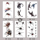 Водостойкая Временная тату-наклейка, Хэллоуин, кровь, кот, вспышка, тату, паук, губы, боди-арт, искусственная тату на руку, Мужская тату-наклейка, Новинка