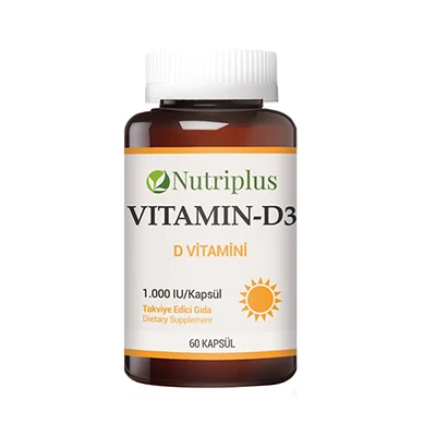 

NUTRIPLUS D VITAMIN 60 CAPSULES