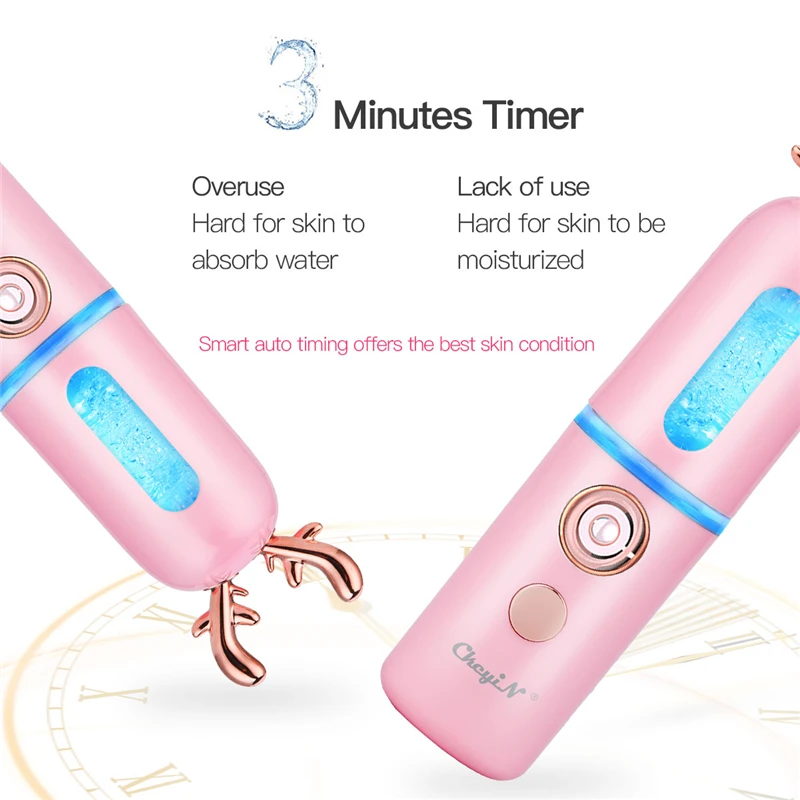 CkeyiN мини нано спрей бутылка удобный мистер отпариватель лица для портативный