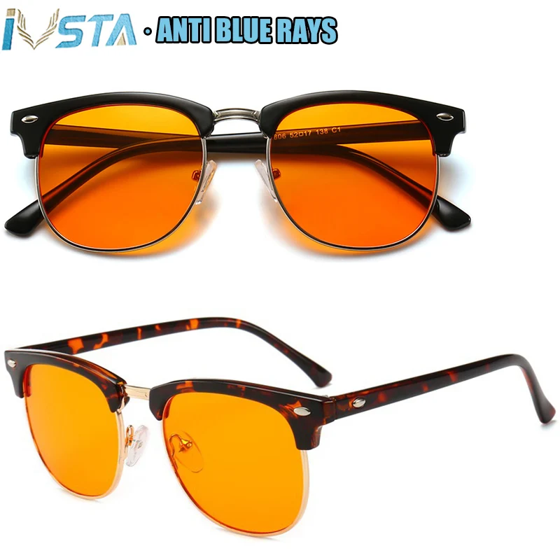 

IVSTA Blue Light Blocking Glasses Blocks 95% Anti Blue Ray Gaming Glasses Computer Smartphone TV Minus Eye Starin
