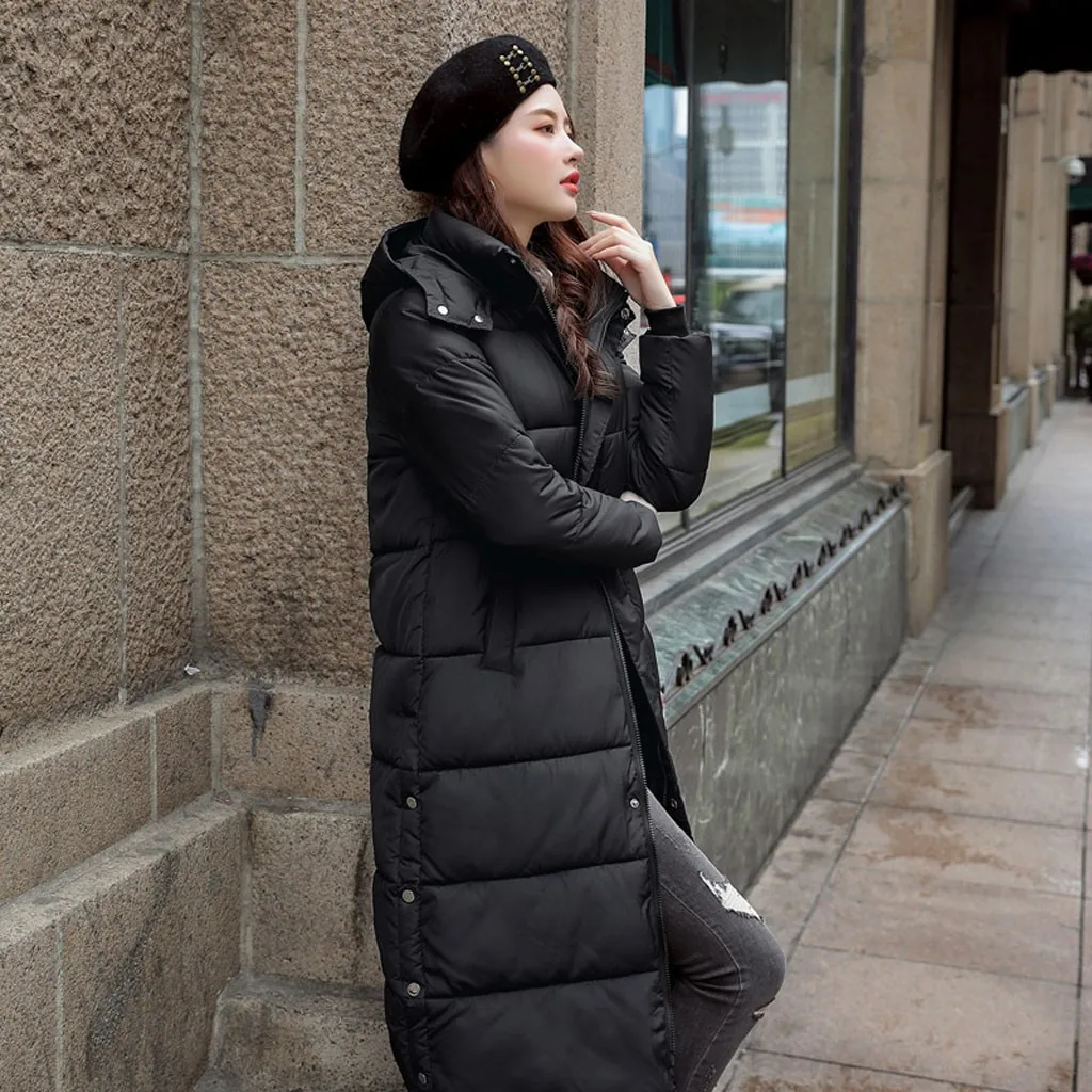 Chaqueta mujer manteau femme зимнее пальто для женщин зимнее теплое хлопковое зимнее пальто с длинными рукавами abrigos mujer invierno