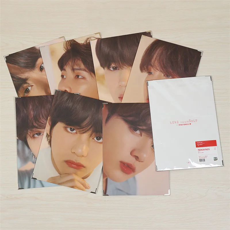 

1 шт. KPOP Bangtan Boys Love Yourself фоторамки JK SUGA JIMIN JIN RM JHOPE V Talk Yourself фоторамки Поклонники коллекции подарков