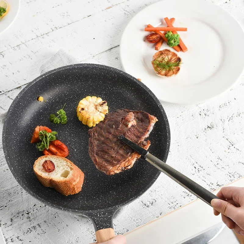 Sushar с антипригарным покрытием каменный противень вок Сковорода 28 см Мульти