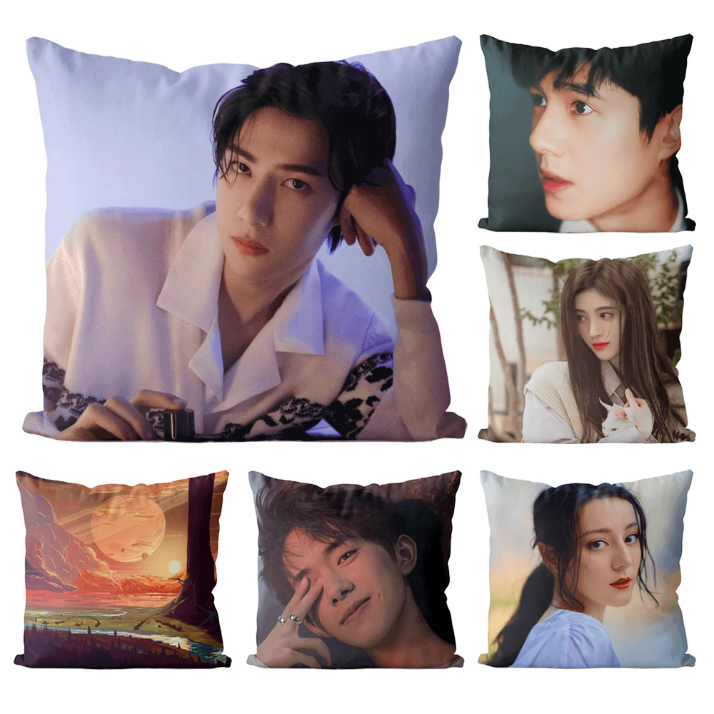 

Custom DIY cotton canvas cushion pillow case solid color pillow case decoration sofa room pillow case decoration wholesale