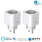 1234 шт. EU Wi-Fi Smart Plug Мощность гнездо Беспроводной смарт-розетка работает голос Управление для Alexa Google Home мини-разъем