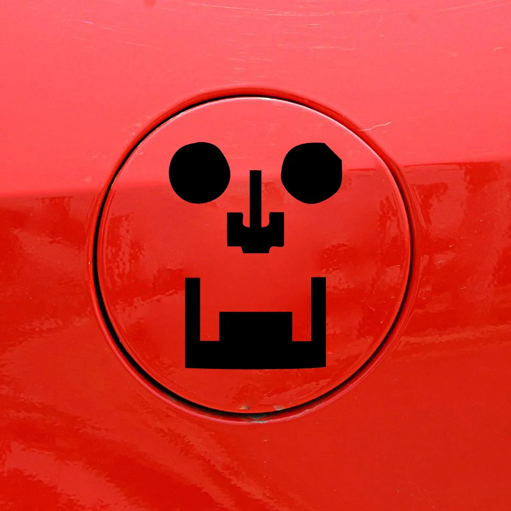 

All Saints' Day pumpkin A face Creative Spoof Auto Stickers On The Car Funny Car Sticker For Fuel Cap Ef For Window Car Body