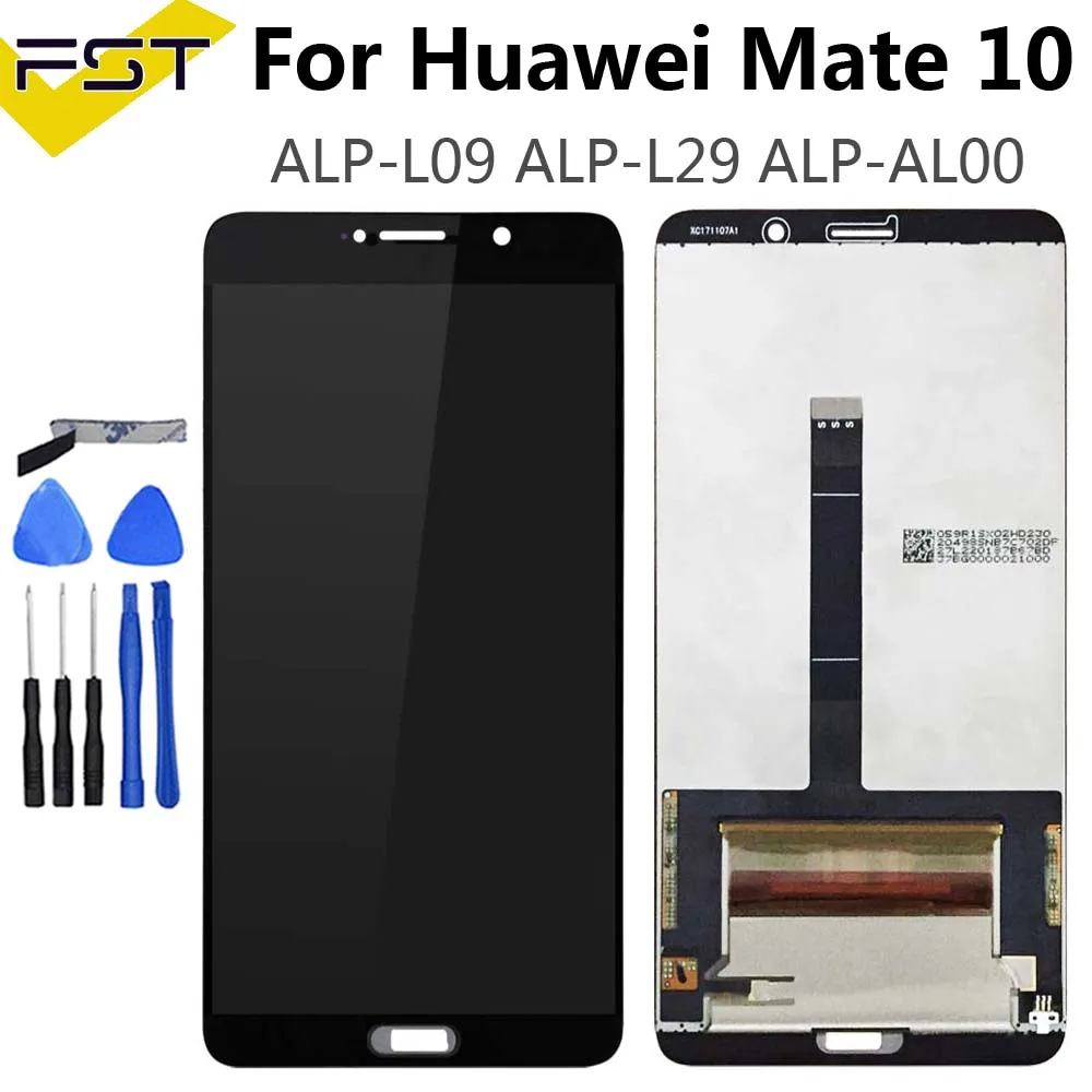 Жк-дисплей с сенсорным экраном и дигитайзером в сборе для Huawei Mate 10 сменный