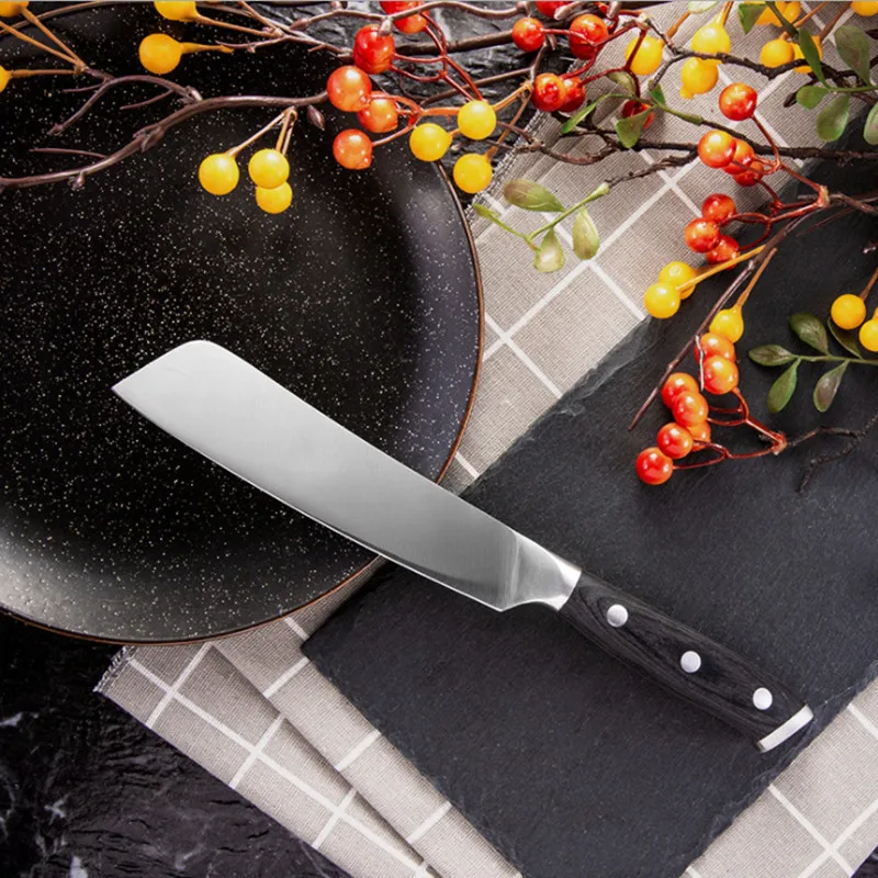 High quality Kitchen Knife Stainless Steel Sashimi Santoku Chopping Chef Bone Fish Vegetable Sushi Meat Tools | Дом и сад